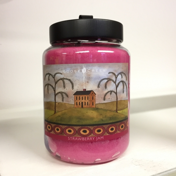Aromatická sviečka v skle jahodová marmeláda Goose Creek 680g