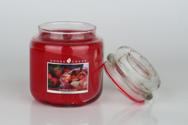 Aromatická sviečka v skle letné plátky Goose Creek 450g