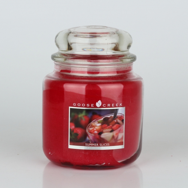 Aromatická sviečka v skle letné plátky Goose Creek 450g