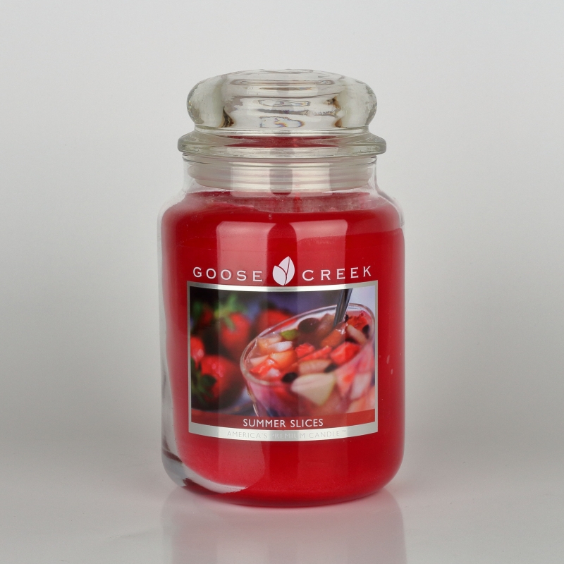 Aromatická sviečka v skle letné plátky Goose Creek 680g