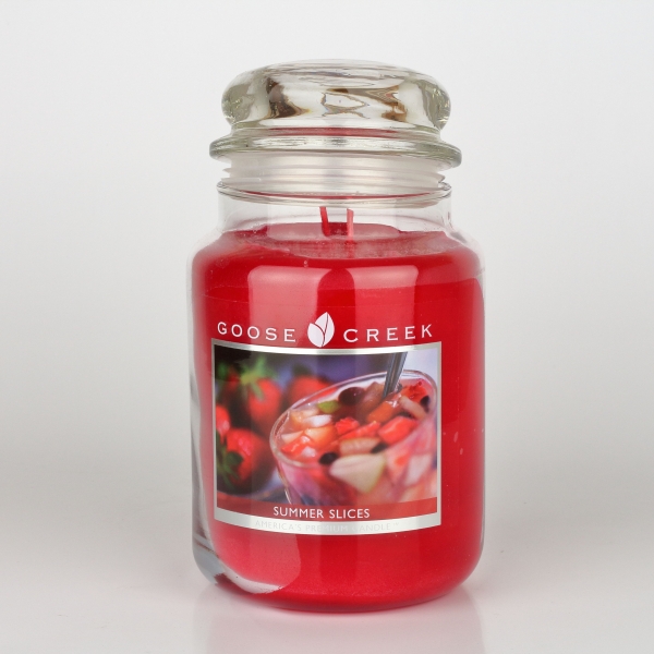 Aromatická sviečka v skle letné plátky Goose Creek 680g