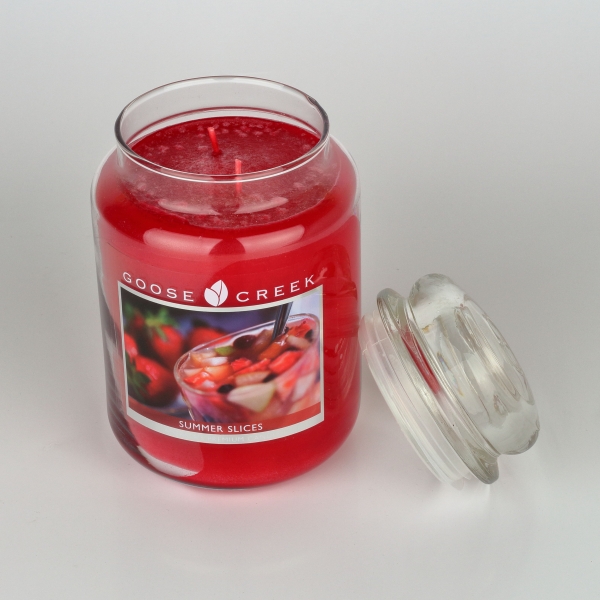 Aromatická sviečka v skle letné plátky Goose Creek 680g