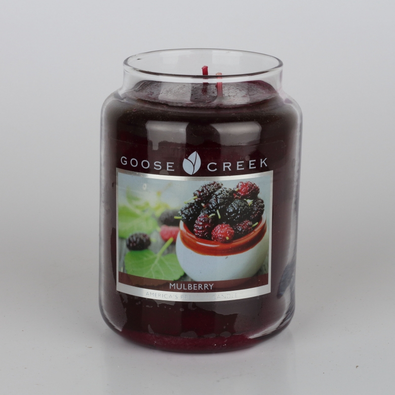 Aromatická sviečka v skle moruše Goose Creek 680g
