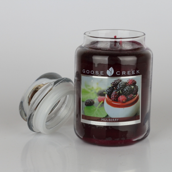 Aromatická sviečka v skle moruše Goose Creek 680g