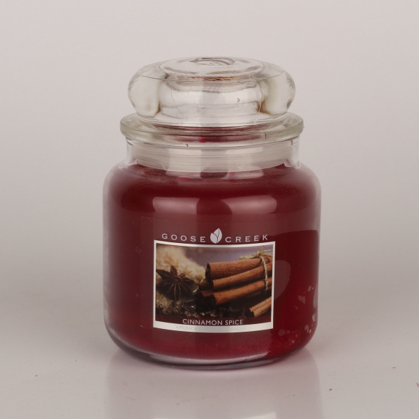 Aromatická sviečka v skle škorica Goose Creek 450g