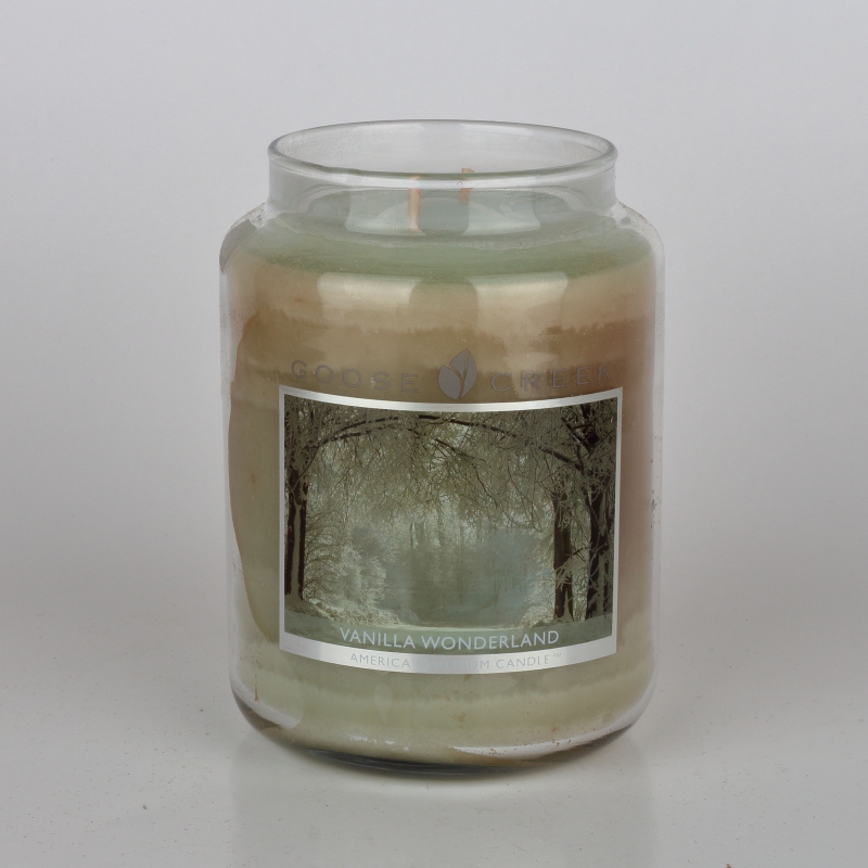Aromatická sviečka v skle vanilkový svet Goose Creek 680g