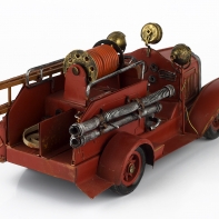 Autíčko retro železné červené 28x14x13cm