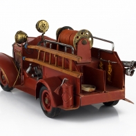 Autíčko retro železné červené 28x14x13cm