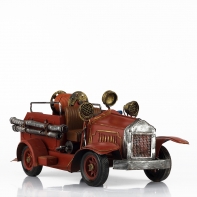 Autíčko retro železné červené 28x14x13cm