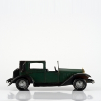 Autíčko retro železné zelené 25,5x9x11cm