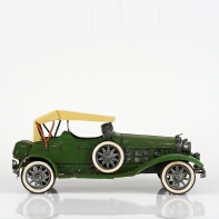 Autíčko retro železné zelené 34x14x15cm