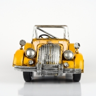 Autíčko retro železné žlté 30x11x14cm