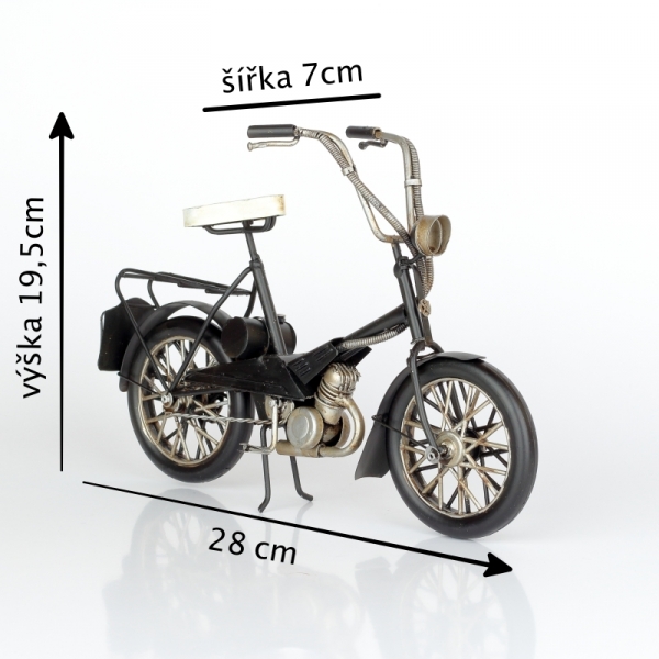 Kovový model elektro koleso motorovej 28cm