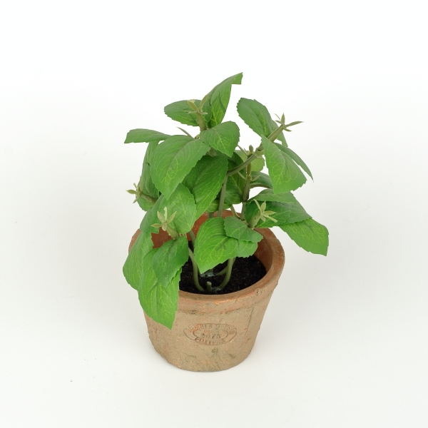 Bazalka v kvetináči umelá