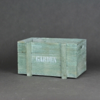 Debničky na záhradu zelené súprava 2 ks 28/33cm