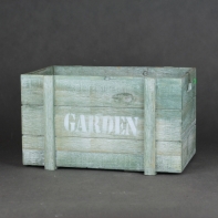 Debničky na záhradu zelené súprava 2 ks 28/33cm