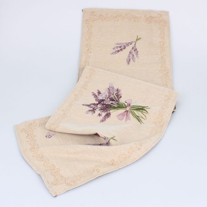 Behúň na stôl zväzok levanduľa 139x33cm 