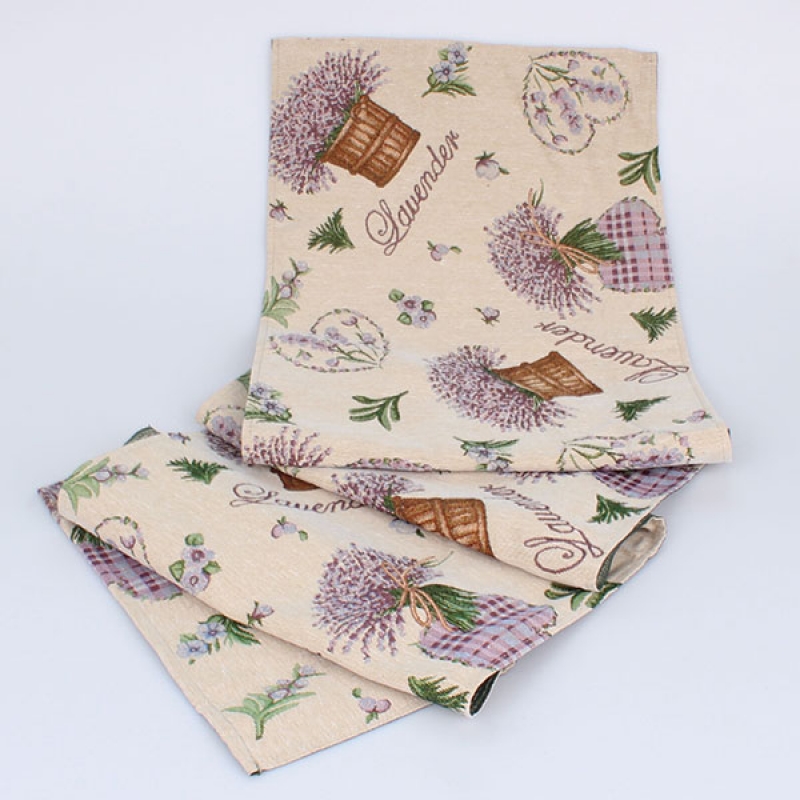 Behúň s motívom levandule Lavender 139x33cm 