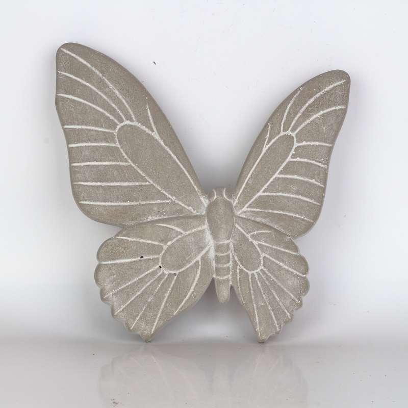 Betónová dekorácie na stenu motýľ 27×27×3,5cm