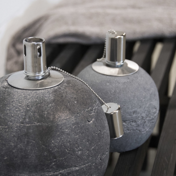 Betónová lampa - olejová