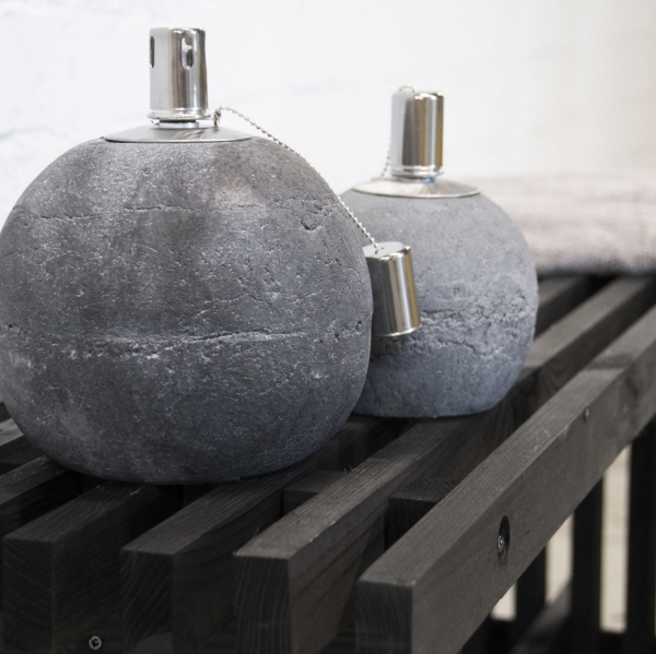 Betónová lampa - olejová