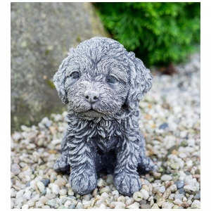 Betónová socha do záhrady šteniatko