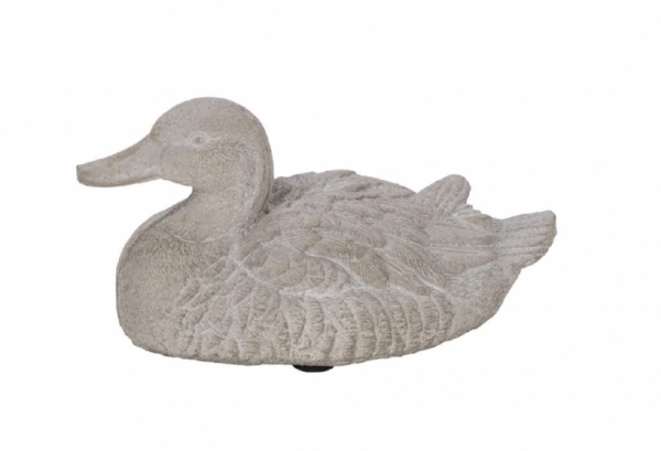 Betónové sochy do záhrady Kačica šedá 14,5x7,5x7,5cm