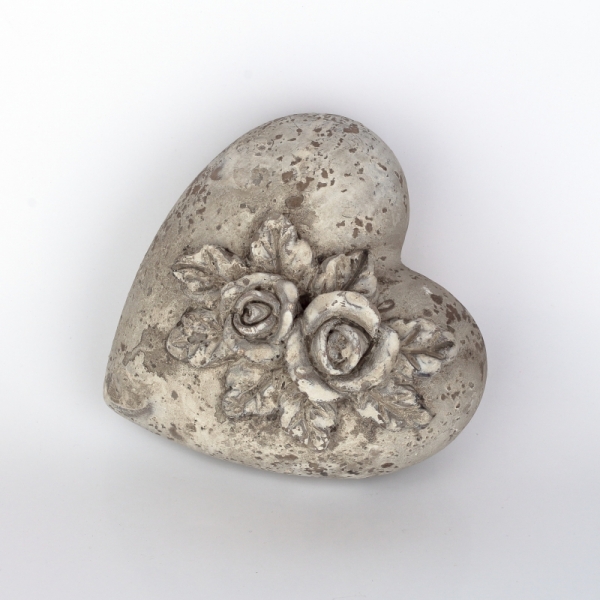 Betónové srdce Večná láska 13cm 