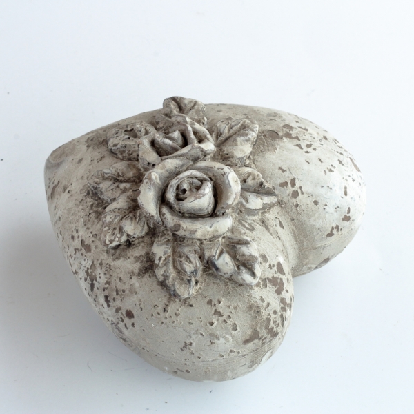 Betónové srdce Večná láska 13cm 