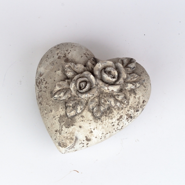 Betónové srdce Večná láska 13cm 