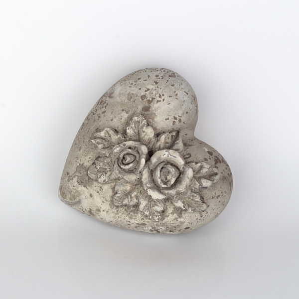 Betónové srdce Večná láska 13cm 