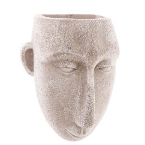 Betónový kvetináč hlava 15×18,5×10 cm