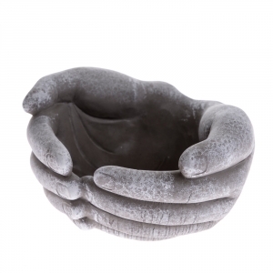 Betónový kvetináč ruky 20x20,5x11,5cm