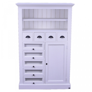 Biela knižnica 108x170x45cm