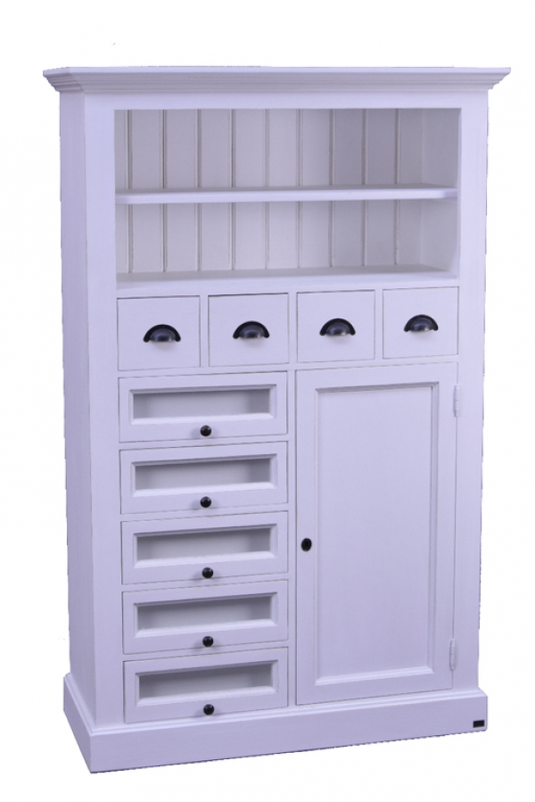 Biela knižnica 108x170x45cm