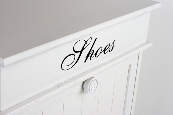 Botník drevený výklopný Shoes 50x27x97cm