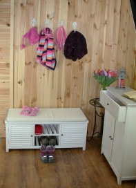 Botník so sedákom 102x36x41cm