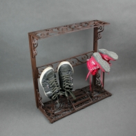 Botník/stojan na topánky liatinový 60x59x22cm