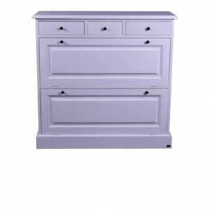 Botník vo vidieckom štýle 3 + 2 110x107x35cm