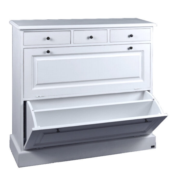 Botník vo vidieckom štýle 3 + 2 110x107x35cm