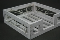 Box na servítky Provence 19x19x6cm