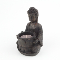 Buddha na sviečku polyresin 14cm
