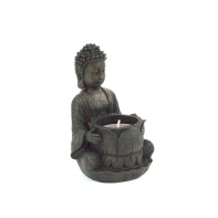 Buddha na sviečku polyresin 14cm