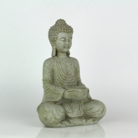Buddha sa svietnikom sivý 27cm