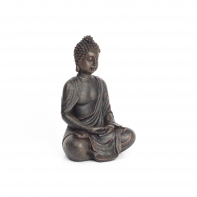 Buddha sediaci ruky v lone 15cm