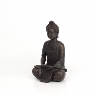 Buddha sediaci ruky v lone 15cm