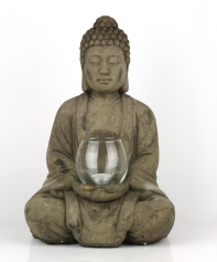 Budha sediaci sa svietnikom Rozjímanie