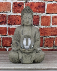 Budha sediaci sa svietnikom Rozjímanie