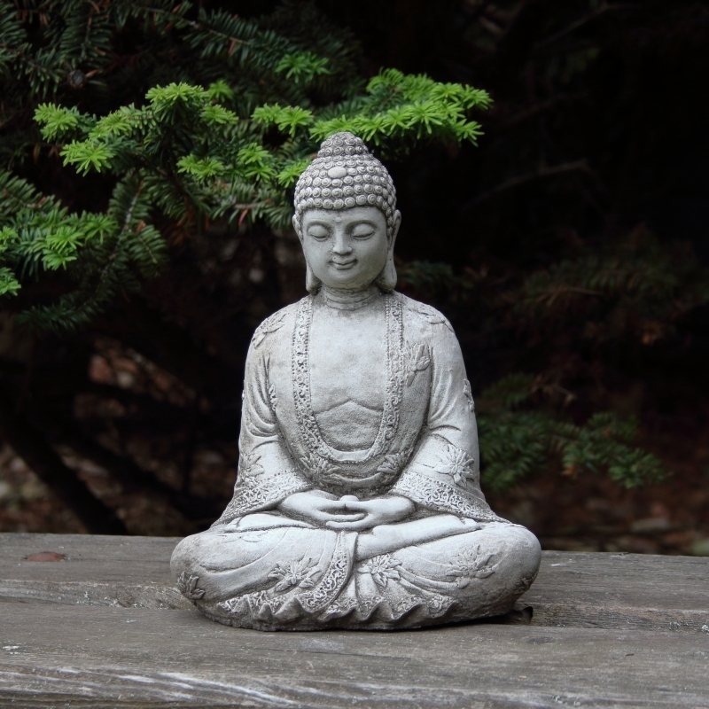 Buddha soška betónová 21cm