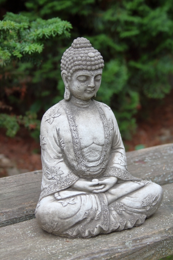 Buddha soška betónová 21cm